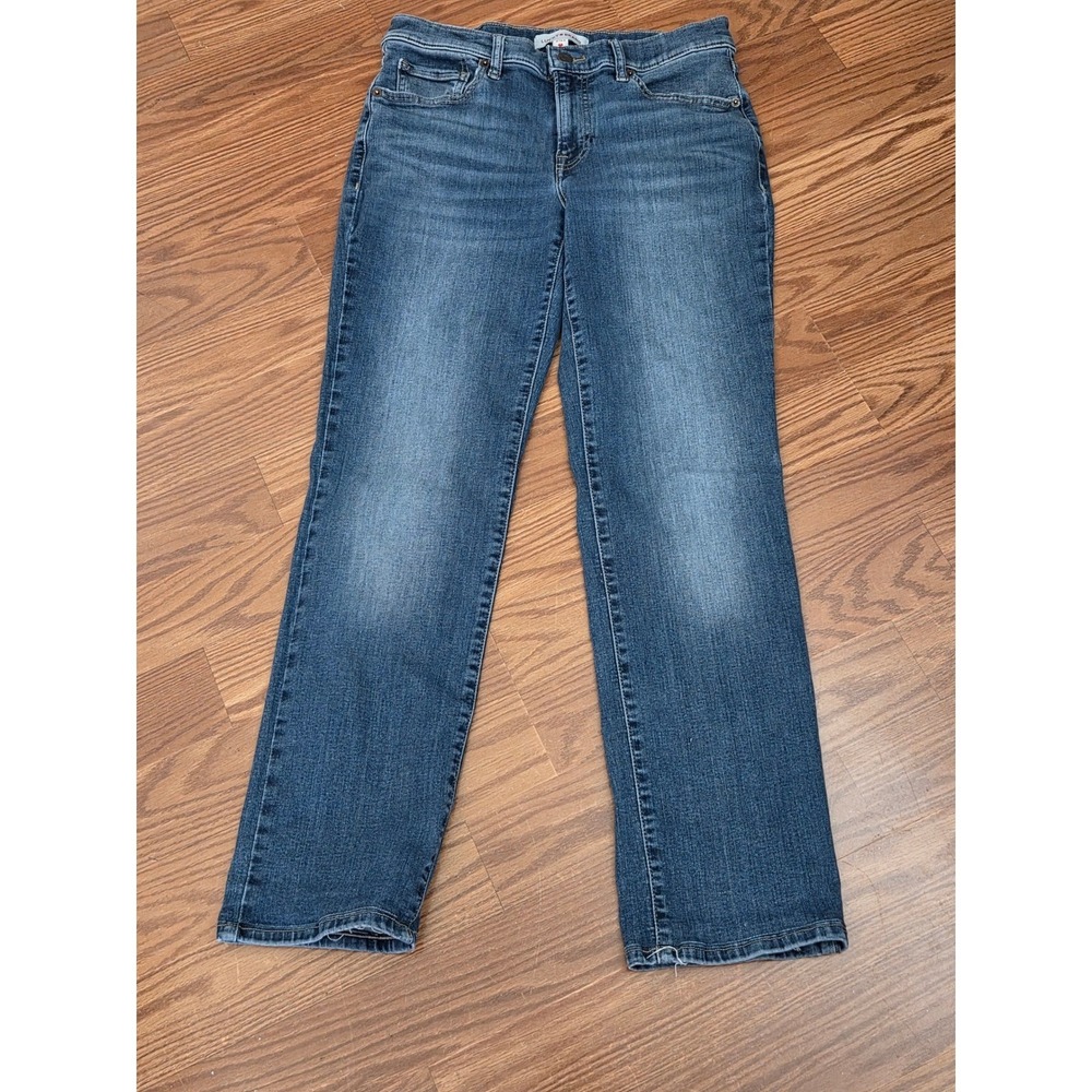 Lucky Brand Sweet Mid Rise Straight Jeans Womens 8/29 R Blue Denim Medium Wash‎